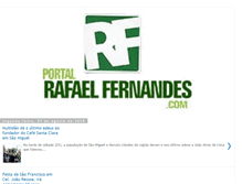 Tablet Screenshot of portalrafaelfernandes.com